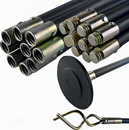 12pcs Universal Drain Rod Set